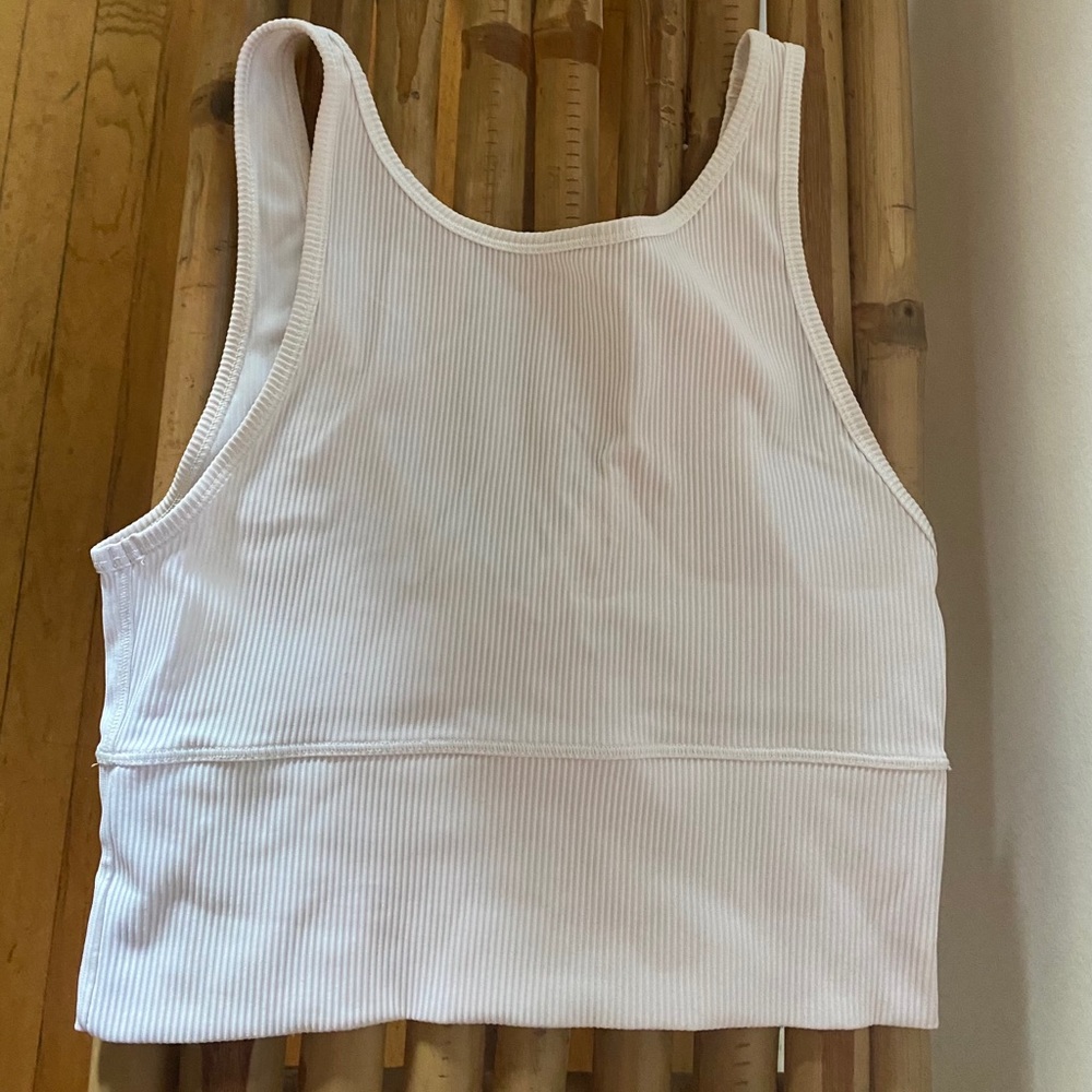 Lululemon White Power Pivot Tank